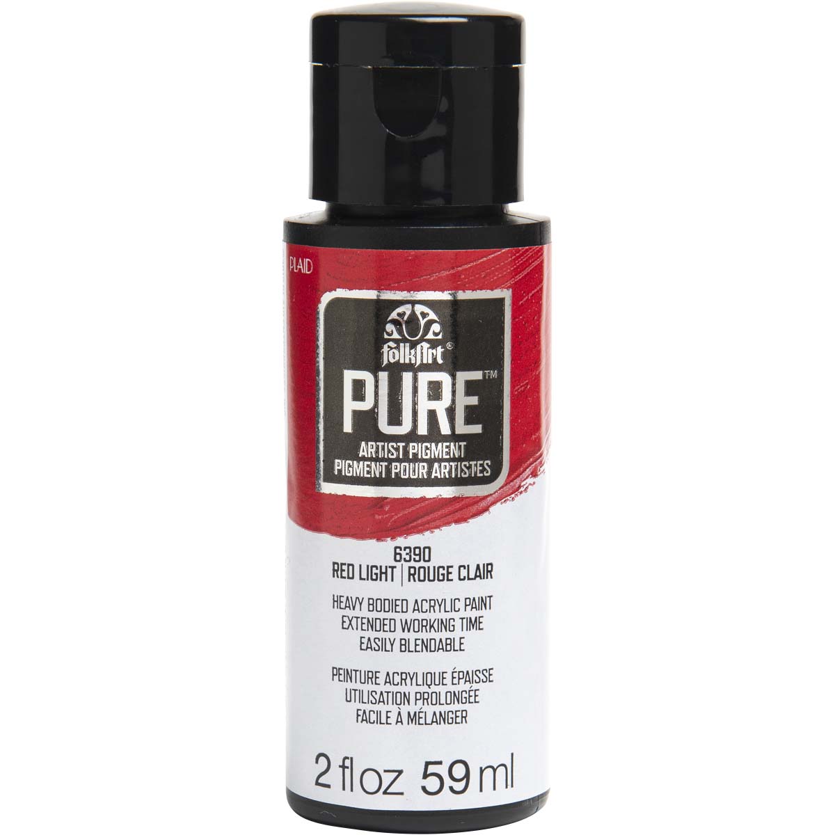 FolkArt ® Pure™ Artist Pigment - Red Light, 2 oz. - 6390