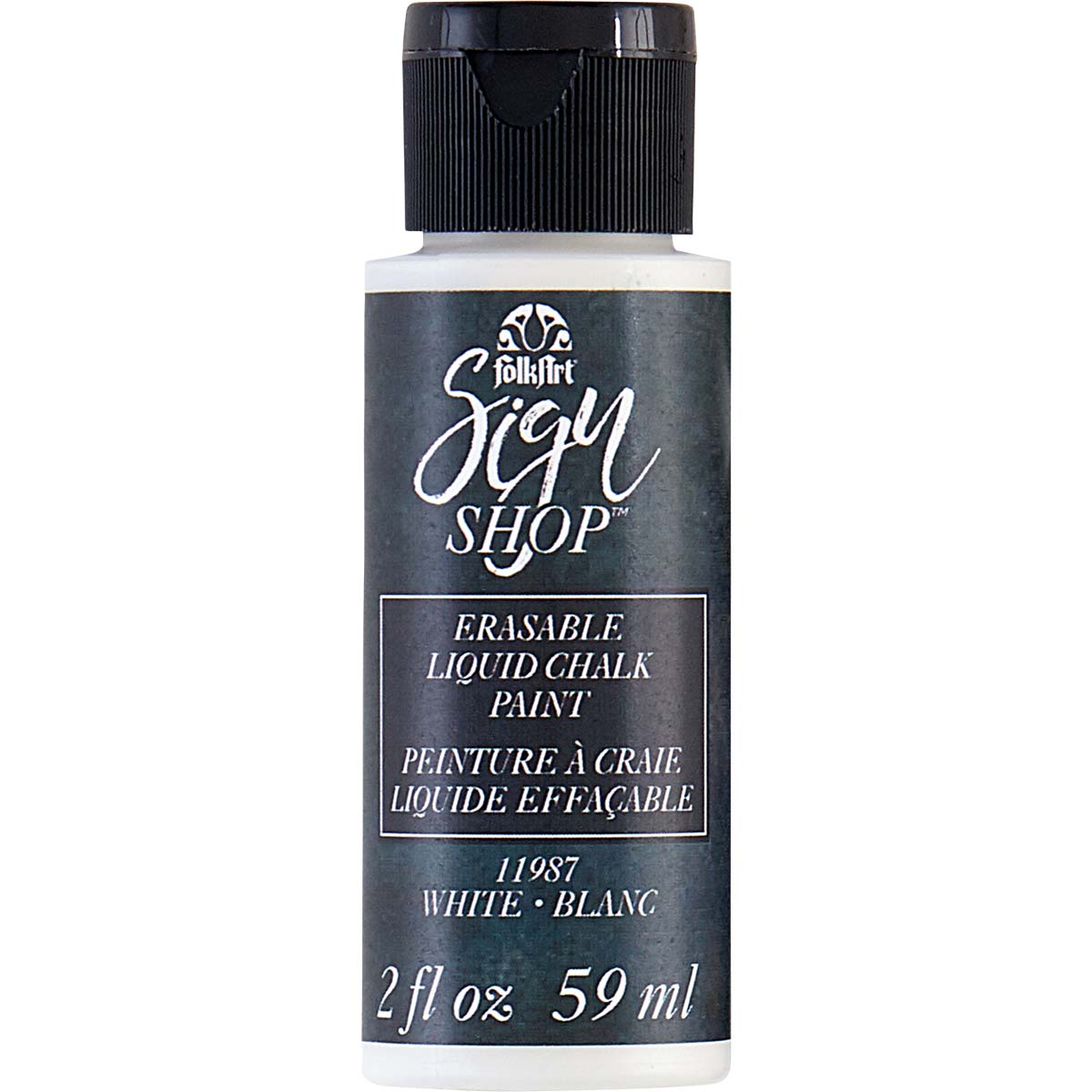 FolkArt ® Sign Shop™ Erasable Liquid Chalk, White, 2 oz. - 11987