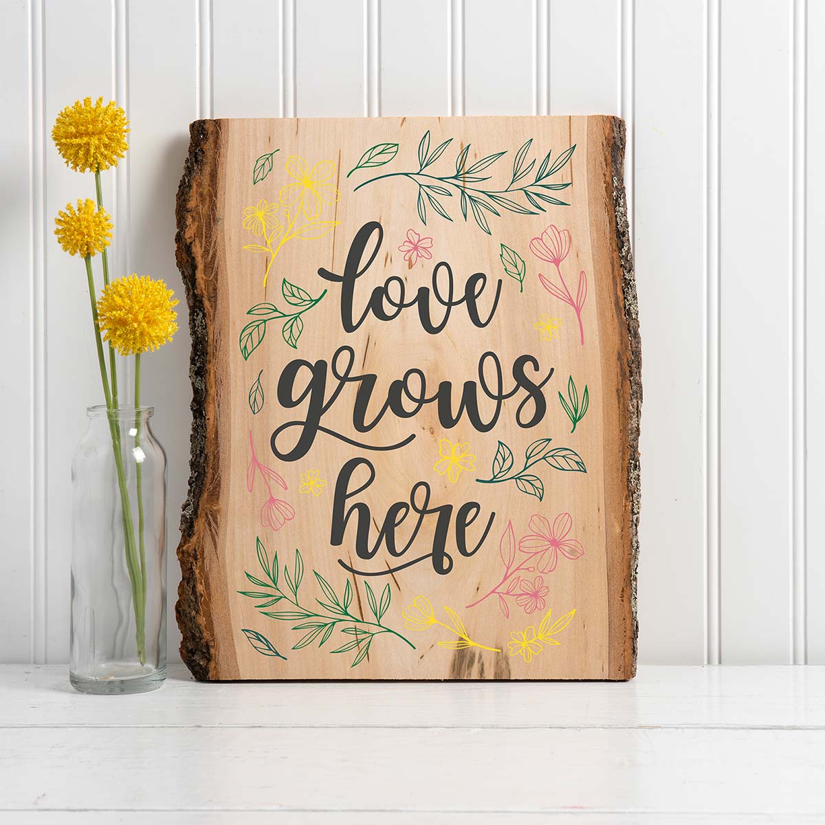 FolkArt ® Sign Shop™ Mesh Stencil - Love Grows Here, 2 pc. - 63353