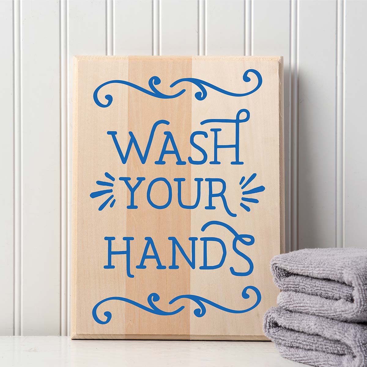 FolkArt ® Sign Shop™ Mesh Stencil - Wash Hands, 2 pc. - 63371