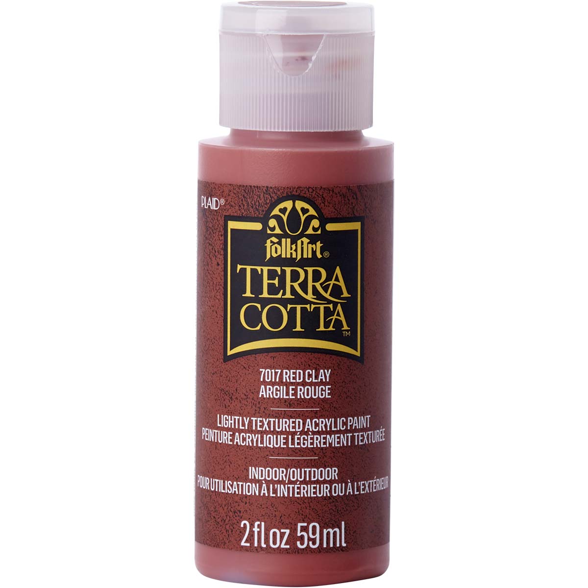 FolkArt ® Terra Cotta™ Acrylic Paint - Red Clay, 2 oz. - 7017
