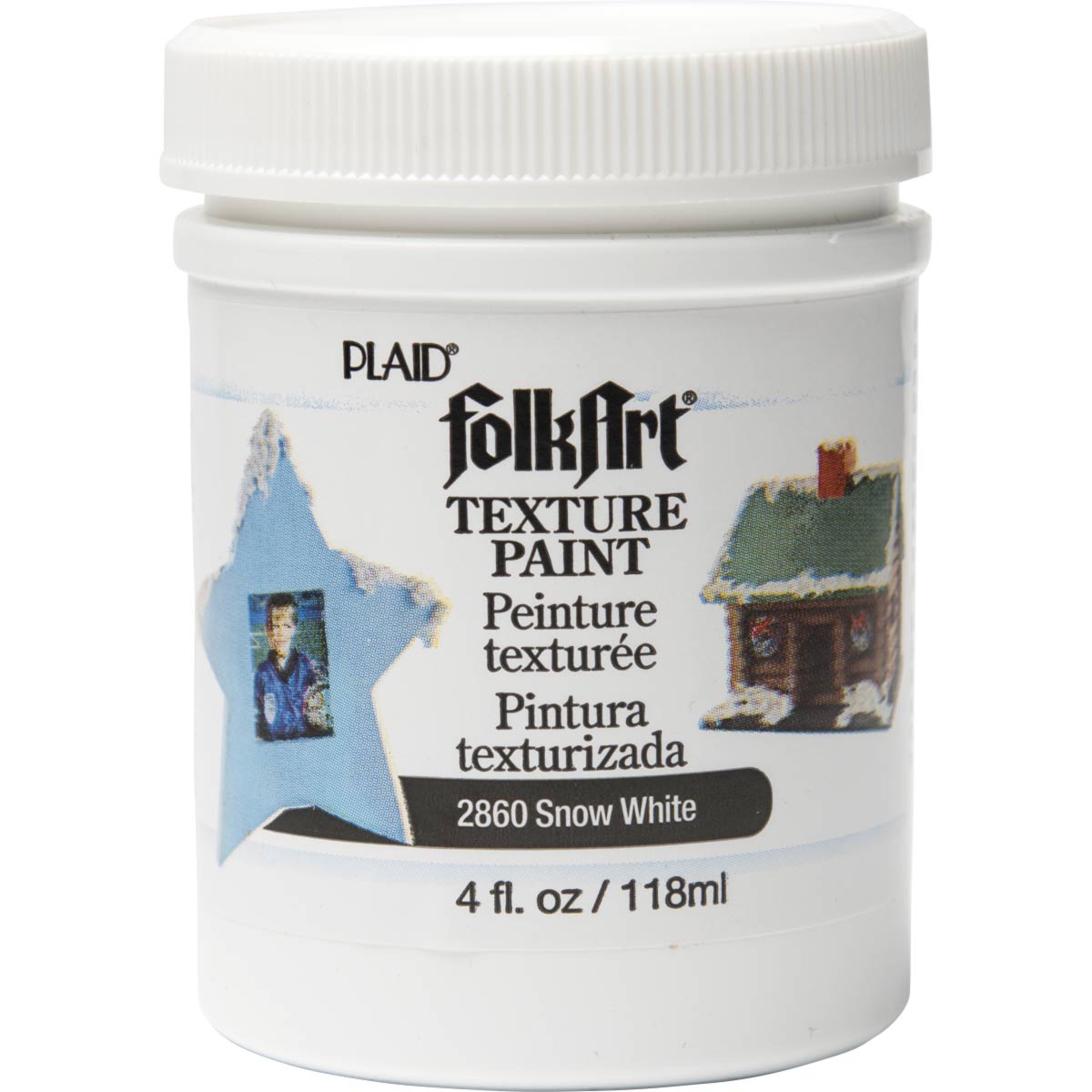FolkArt ® Texture Paint - White, 4 oz. - 2860