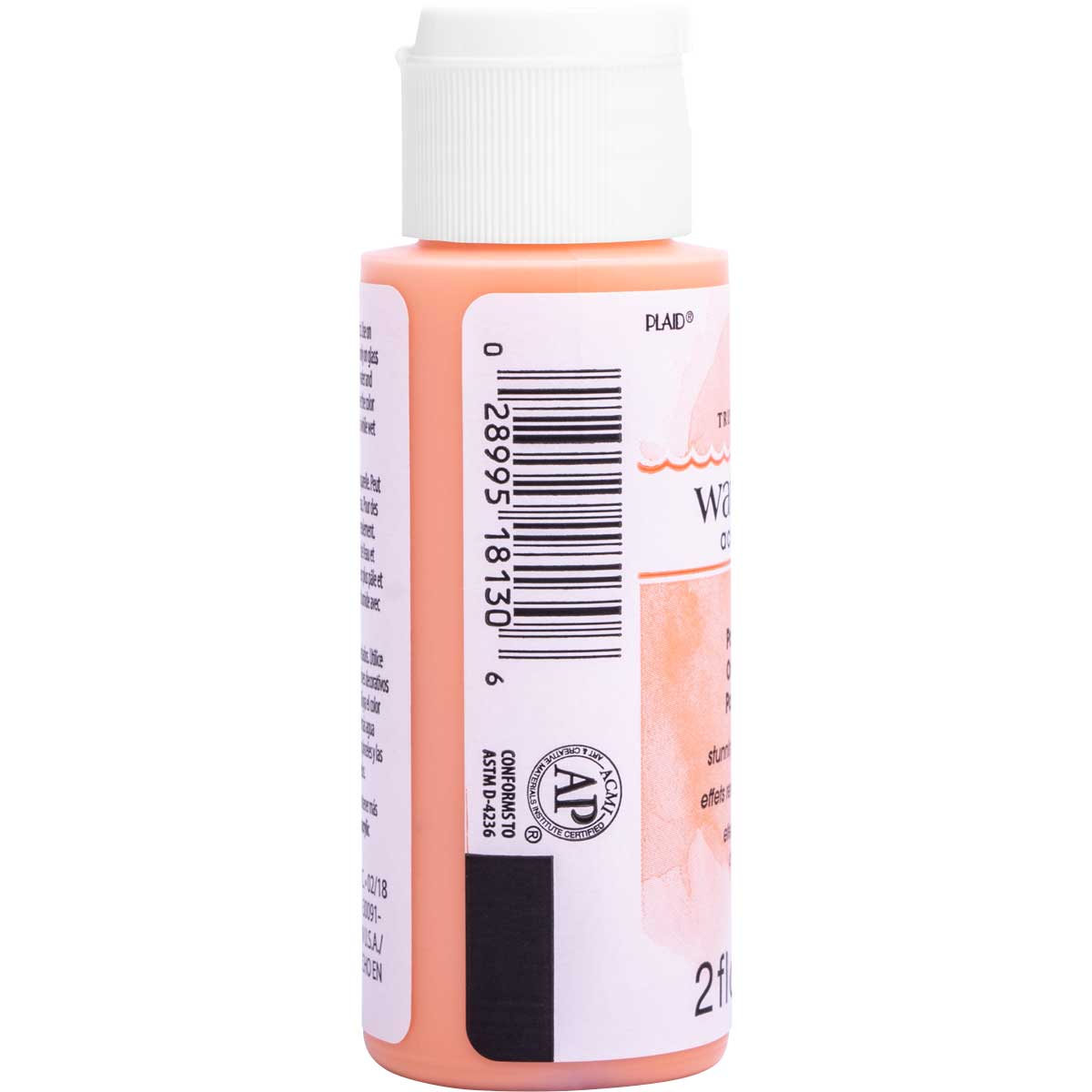 FolkArt ® Watercolor Acrylic Paint™ - Pastel Orange, 2 oz. - 18130