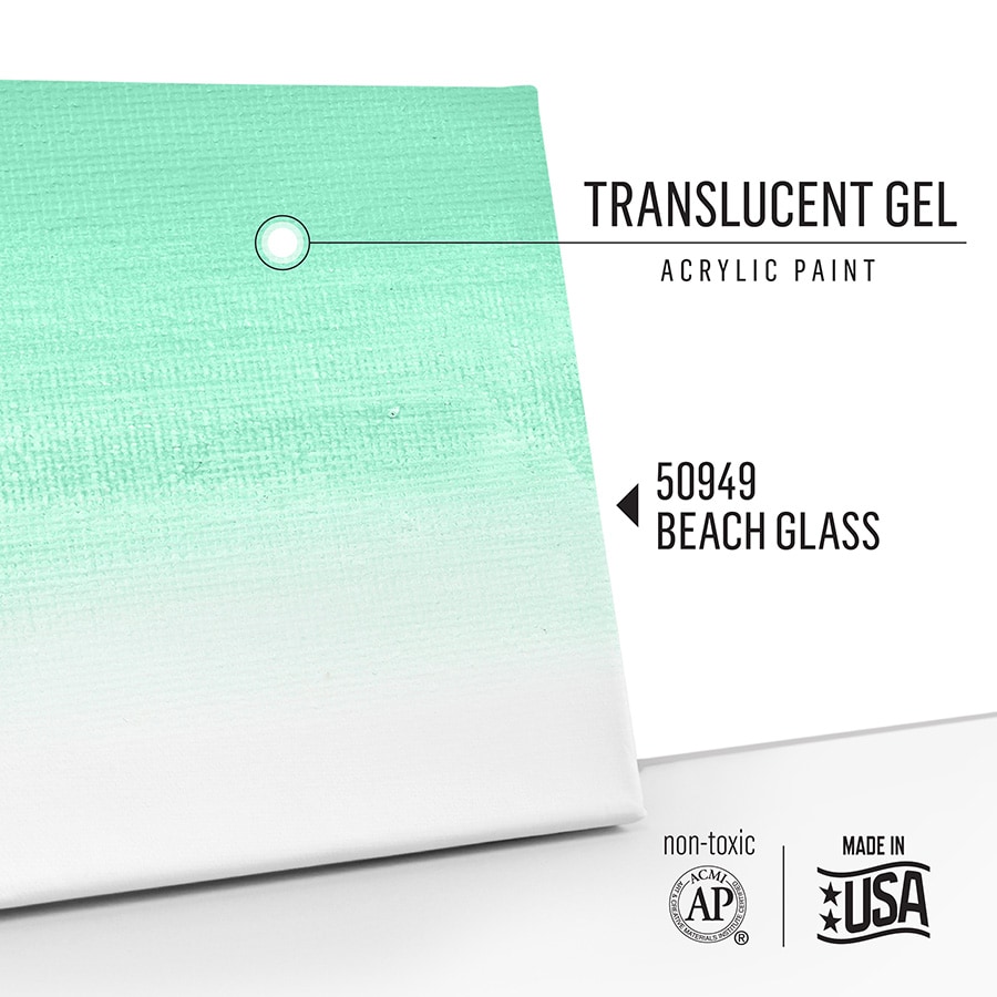 FolkArt ® Watercolor Gelz™ Acrylic Paint - Beach Glass, 2 oz. - 50949