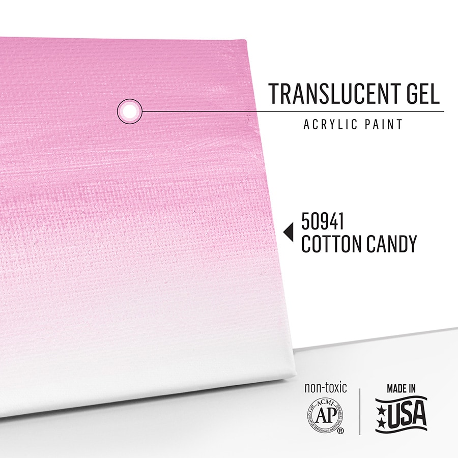 FolkArt ® Watercolor Gelz™ Acrylic Paint - Cotton Candy, 2 oz. - 50941