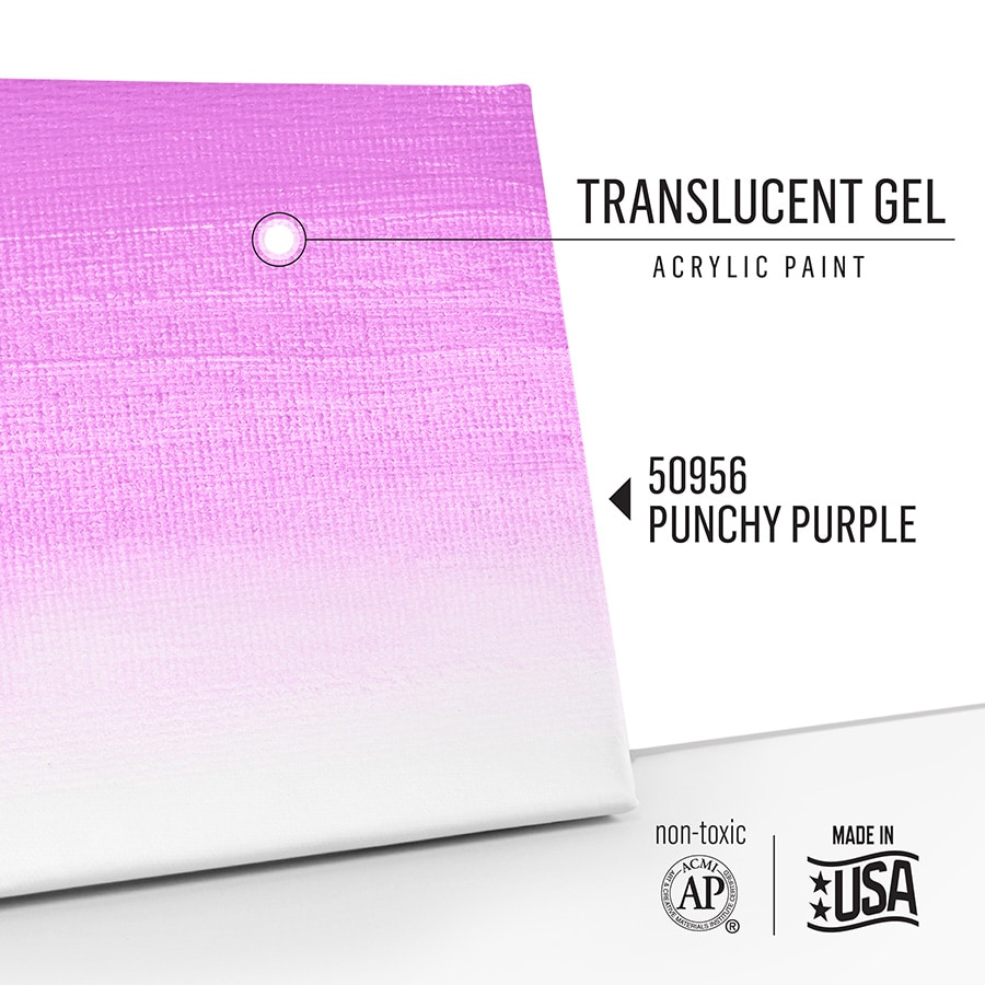 FolkArt ® Watercolor Gelz™ Acrylic Paint - Punchy Purple, 2 oz. - 50956