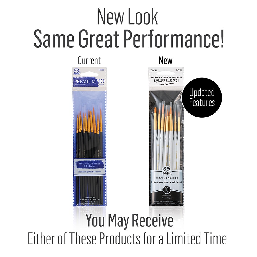 Folkart ® Brush Sets - Detail Brush Set, 10 pc. - 44278