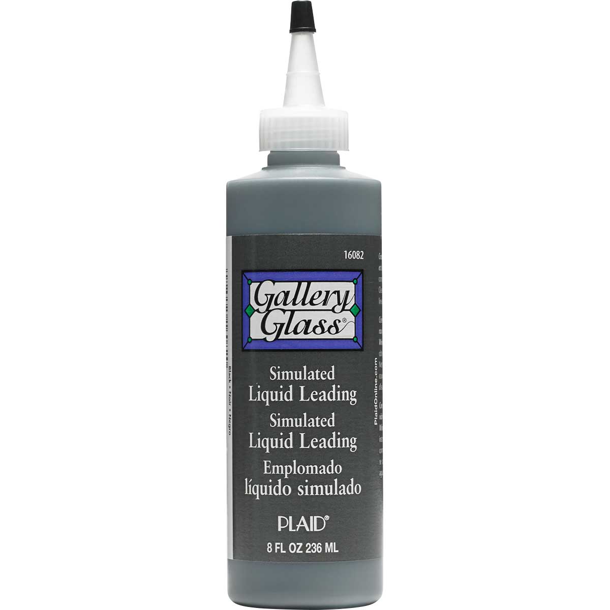 Gallery Glass ® Liquid Leading™ - Black, 8 oz. - 16082