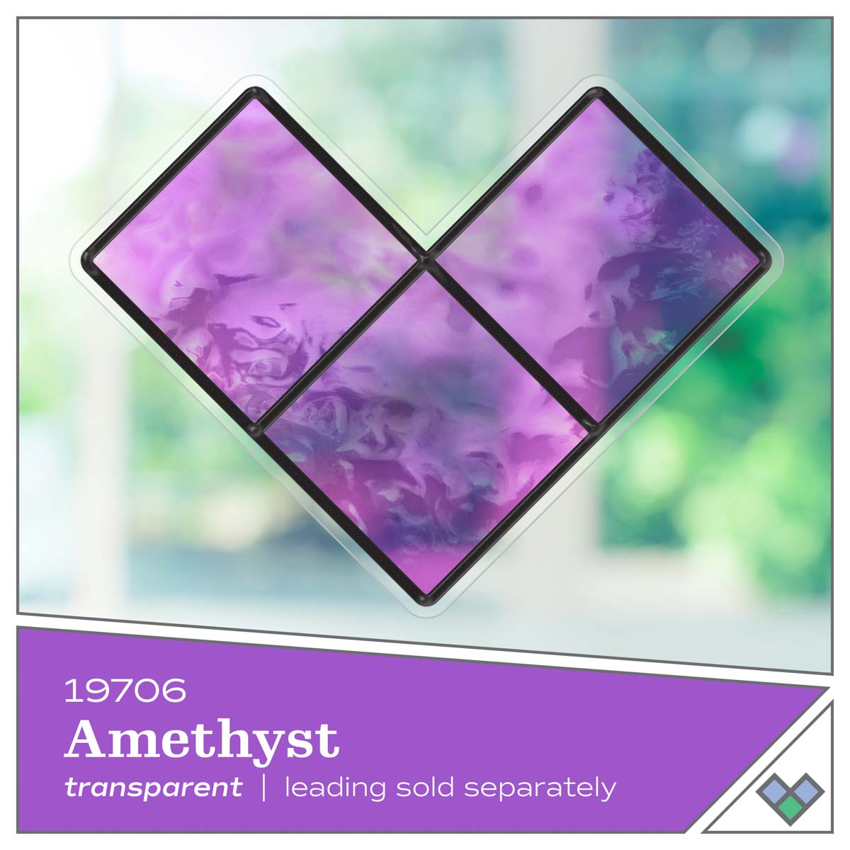 Gallery Glass ® Stained Glass Effect Paint - Amethyst, 2 oz. - 19706