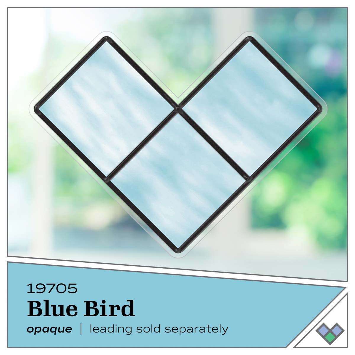 Gallery Glass ® Stained Glass Effect Paint - Blue Bird, 2 oz. - 19705