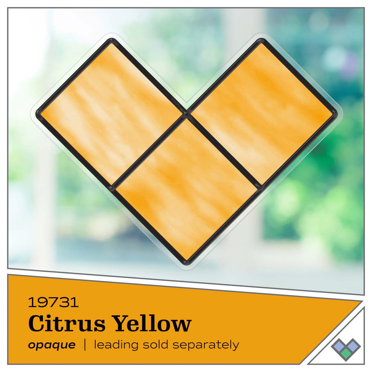 Gallery Glass ® Stained Glass Effect Paint - Citrus Yellow, 2 oz. - 19731