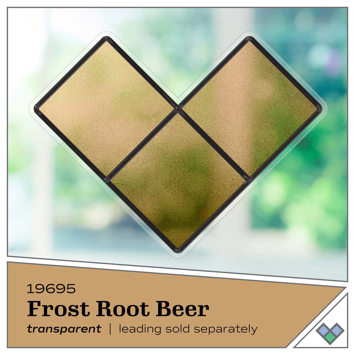 Gallery Glass ® Stained Glass Effect Paint - Frost Root Beer, 2 oz. - 19695