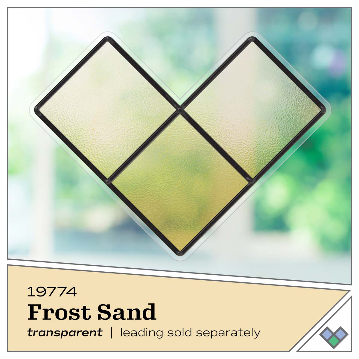 Gallery Glass ® Stained Glass Effect Paint - Frost Sand, 2 oz. - 19774