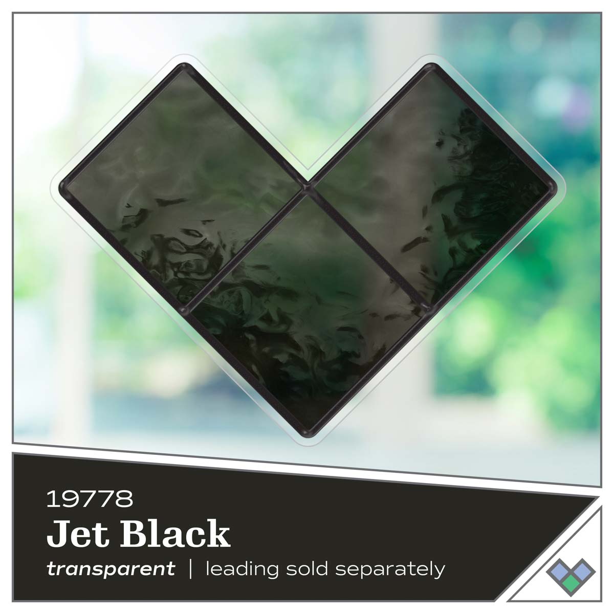 Gallery Glass ® Stained Glass Effect Paint - Jet Black, 2 oz. - 19778