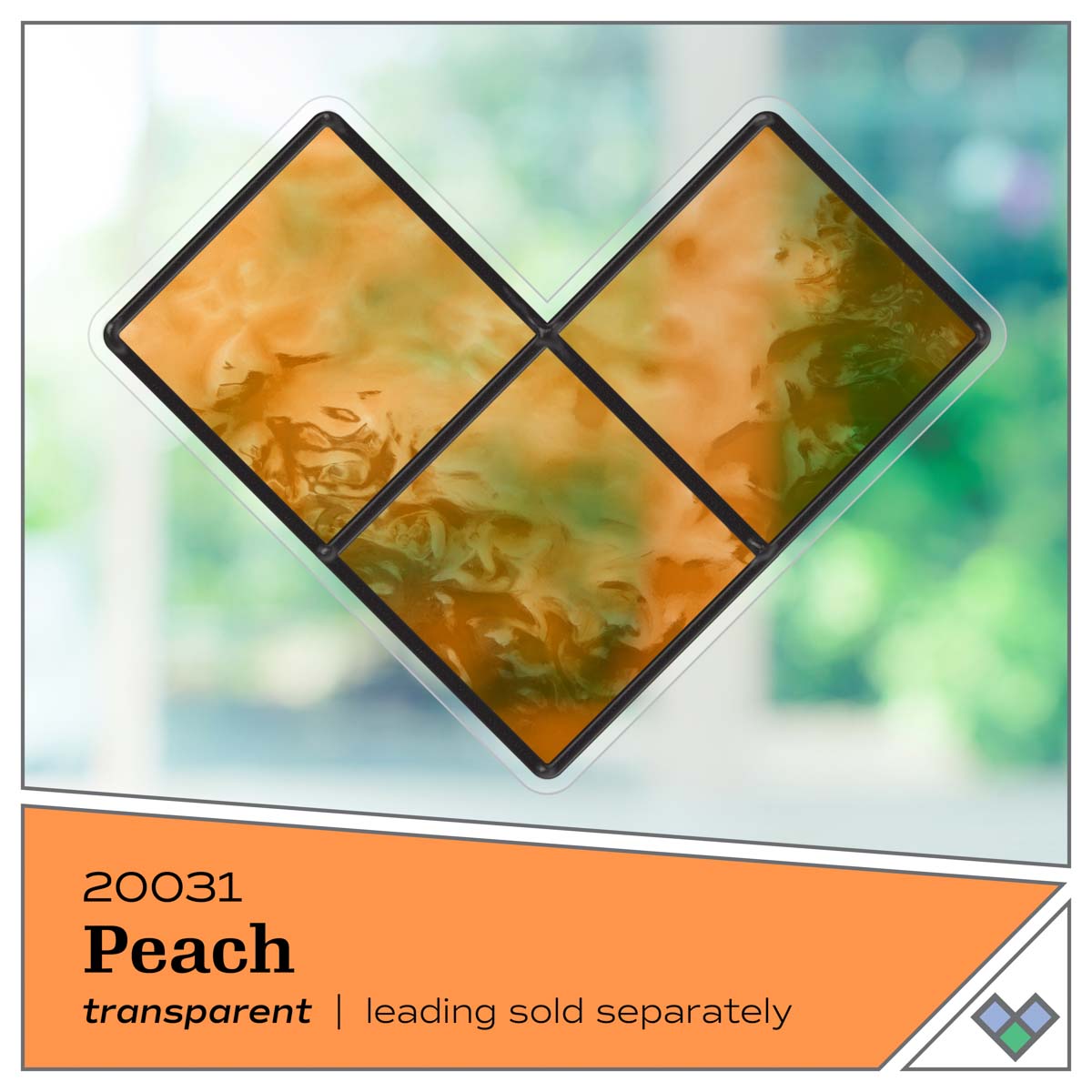 Gallery Glass ® Stained Glass Effect Paint - Peach, 2 oz. - 20031