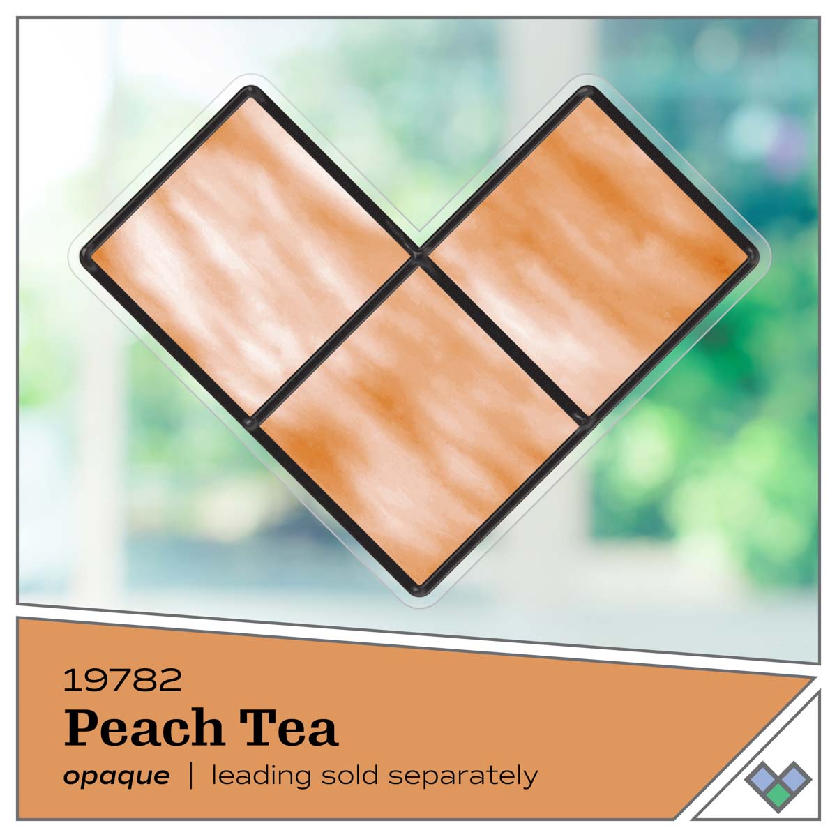 Gallery Glass ® Stained Glass Effect Paint - Peach Tea, 2 oz. - 19782