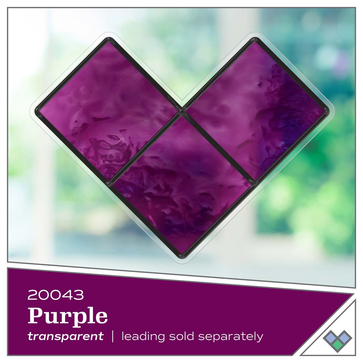 Gallery Glass ® Stained Glass Effect Paint - Purple, 2 oz. - 20043