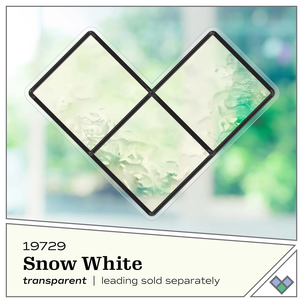 Gallery Glass ® Stained Glass Effect Paint - Snow White, 2 oz. - 19729