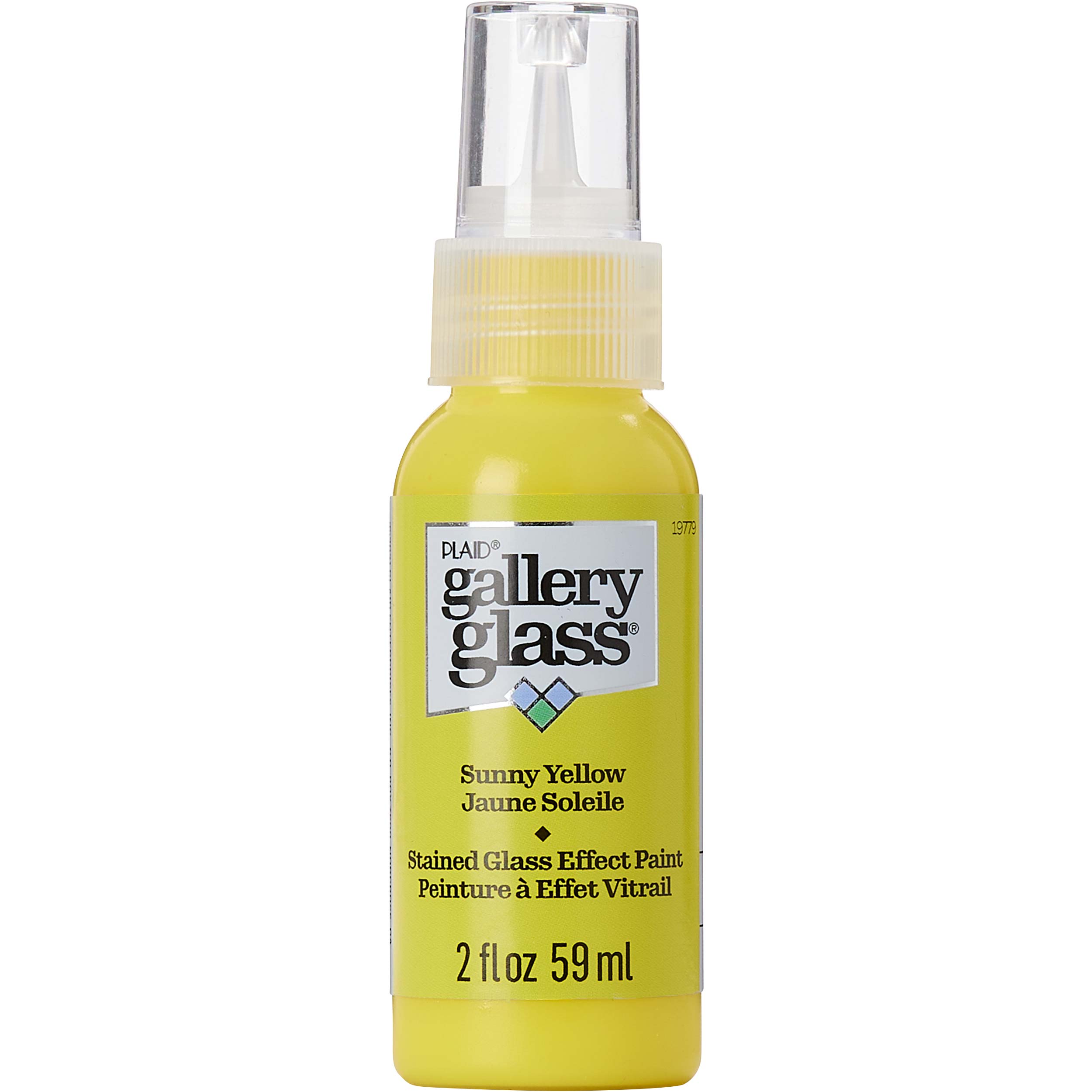 Gallery Glass ® Stained Glass Effect Paint - Sunny Yellow, 2 oz. - 19779