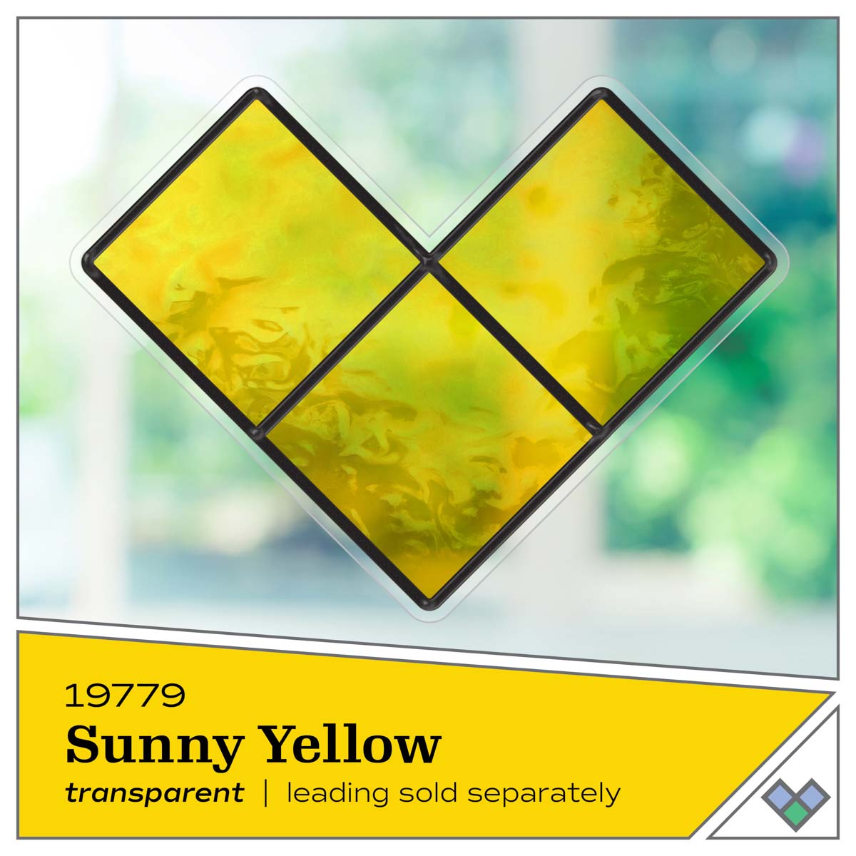 Gallery Glass ® Stained Glass Effect Paint - Sunny Yellow, 2 oz. - 19779