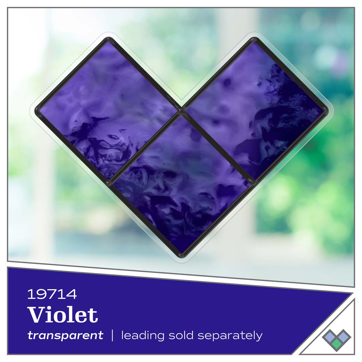 Gallery Glass ® Stained Glass Effect Paint - Violet, 2 oz. - 19714