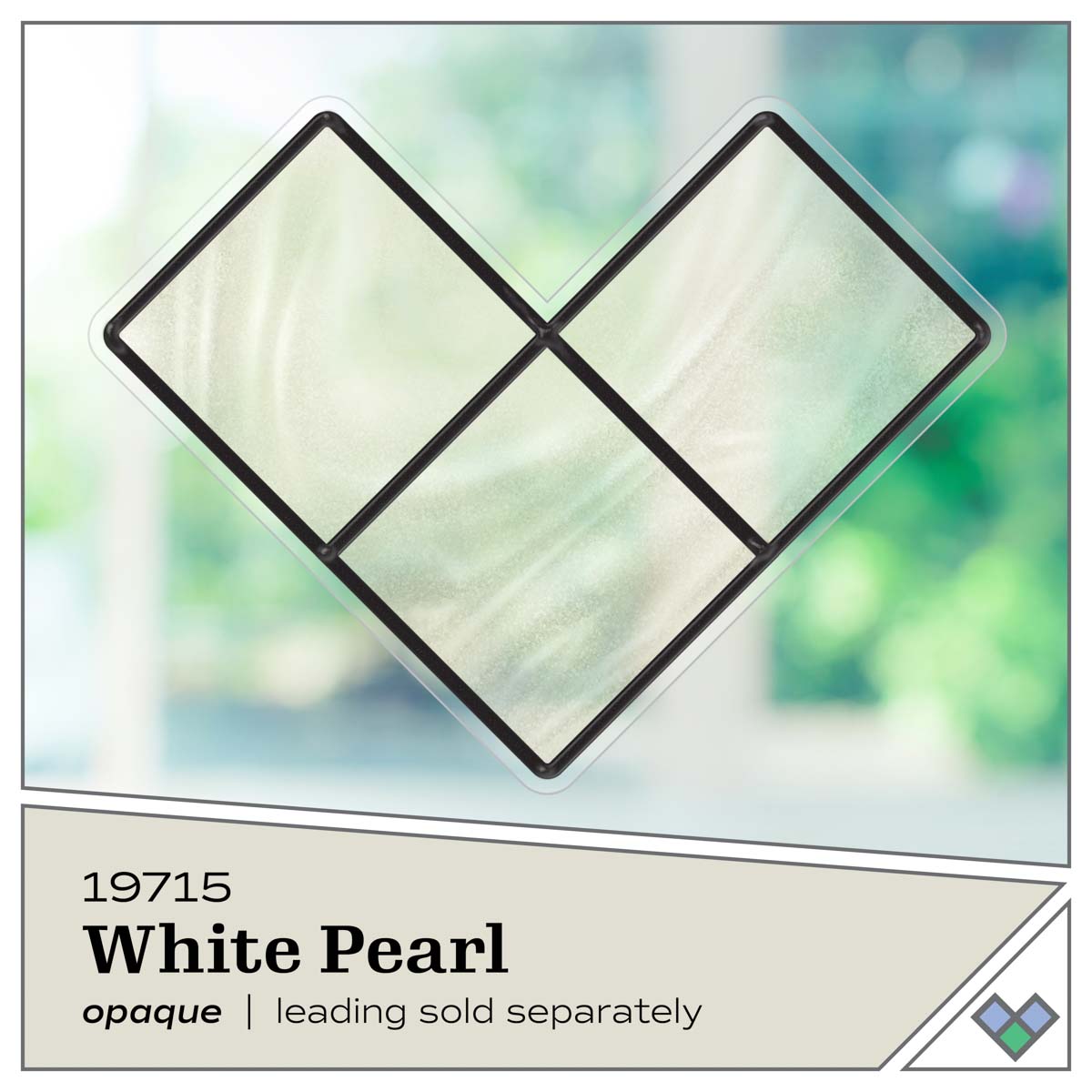 Gallery Glass ® Stained Glass Effect Paint - White Pearl, 2 oz. - 19715