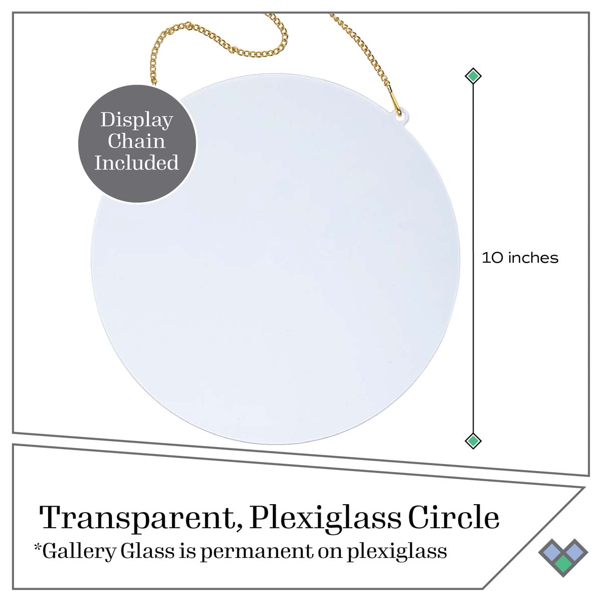 Gallery Glass ® Surfaces - Large Circle - 19744