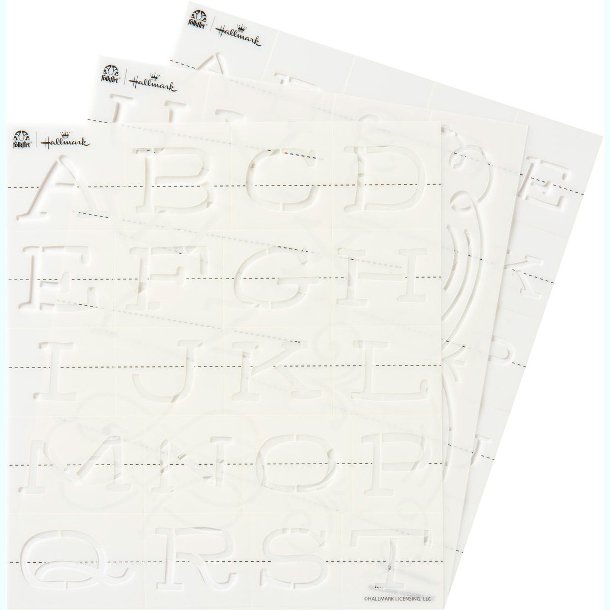 Hallmark Handcrafted Adhesive Stencils - So Happy Font, 8-1/2