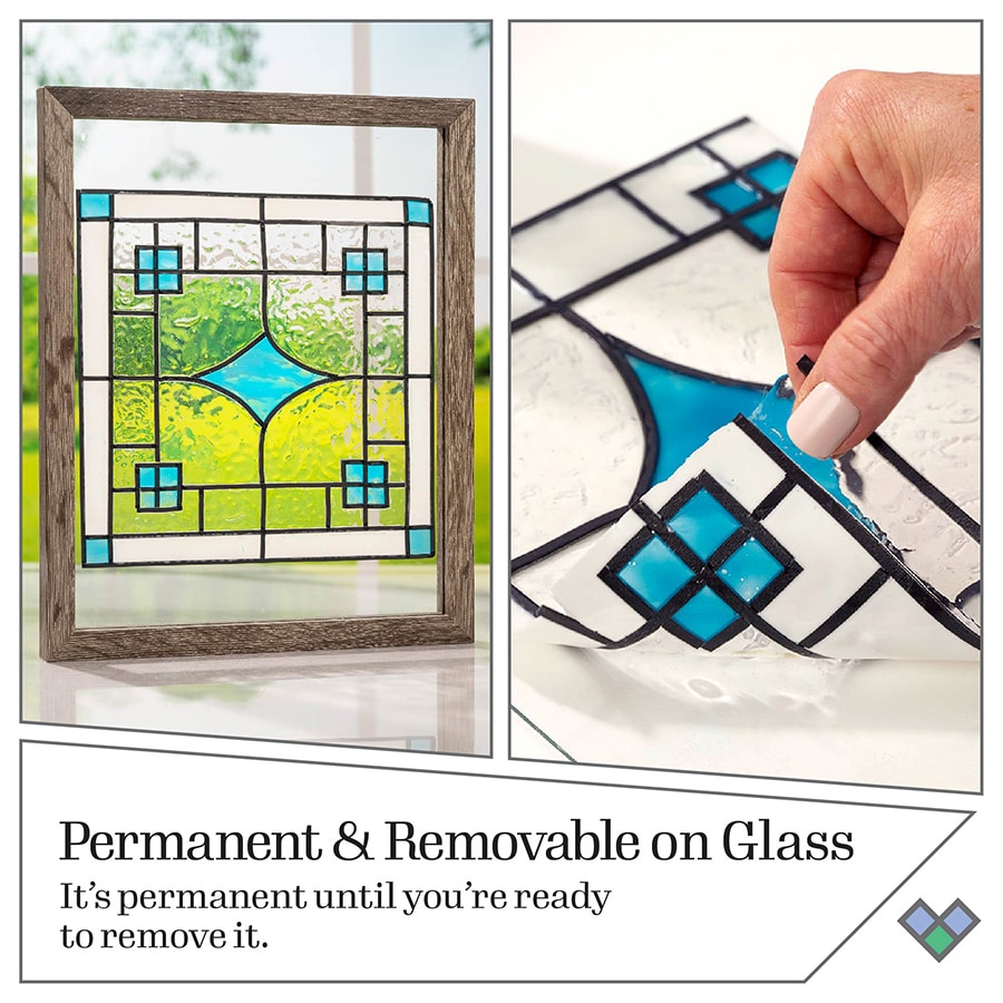 Gallery Glass ® Liquid Leading™ Window Cling Art Kit, 10pc - PRMGGCLING24