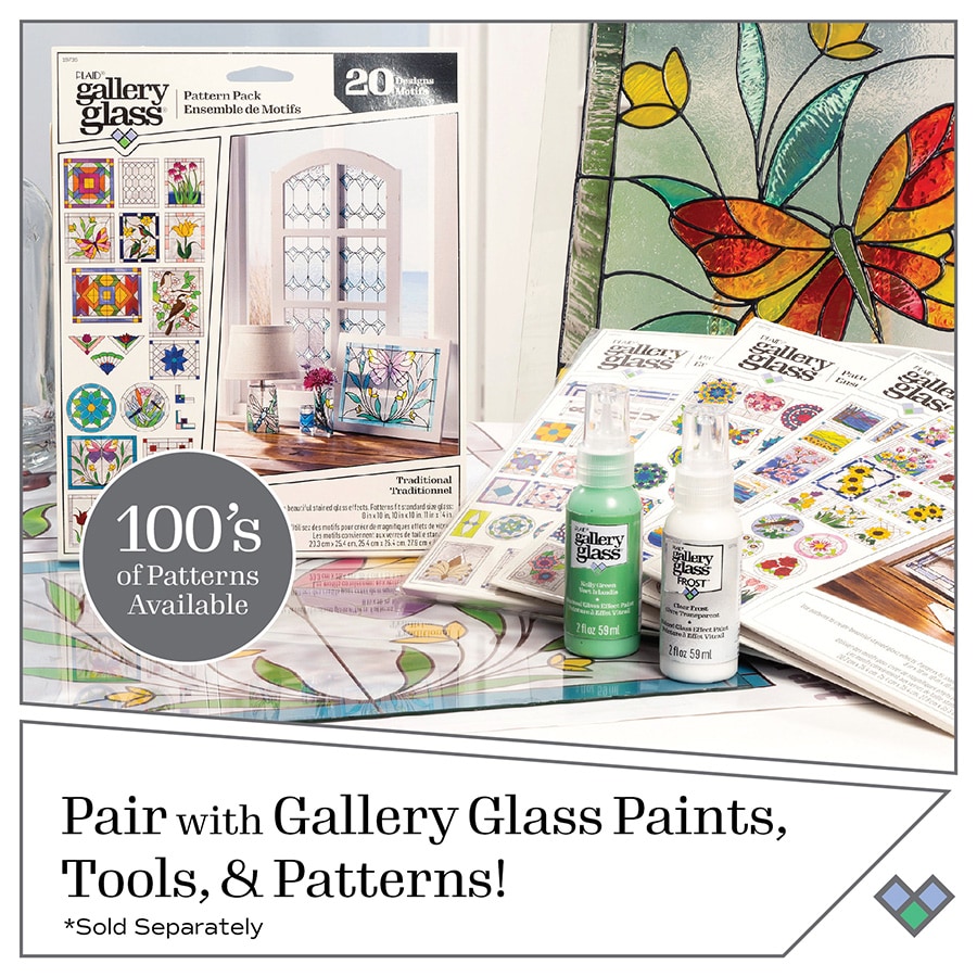 Gallery Glass ® Liquid Leading™ Window Cling Art Kit, 10pc - PRMGGCLING24