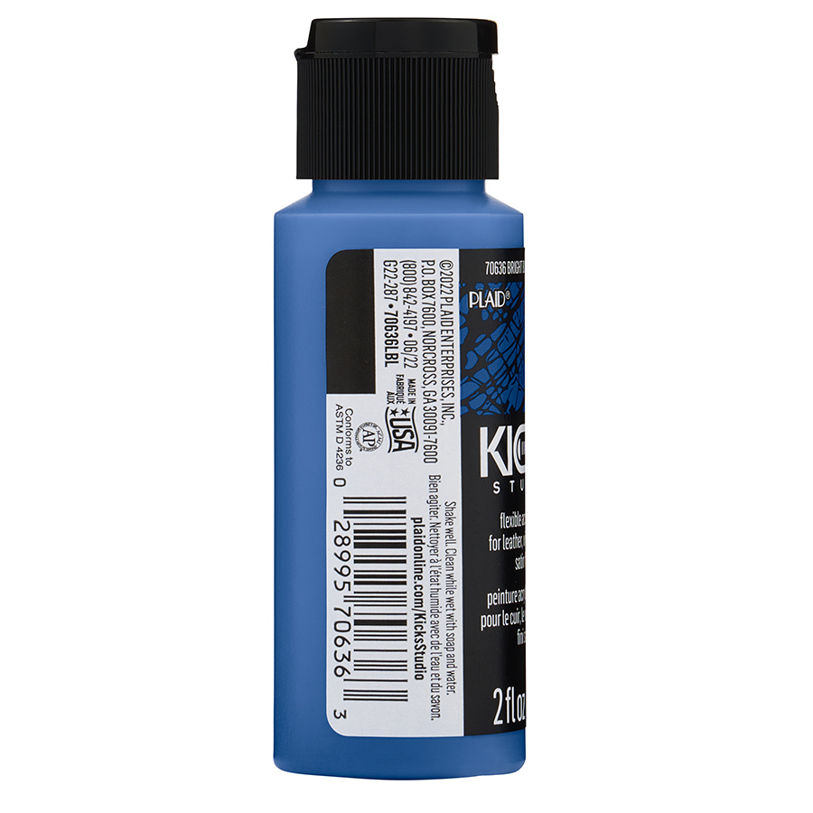 Kicks™ Studio Flexible Acrylic Paint - Bright Blue, 2 oz. - 70636
