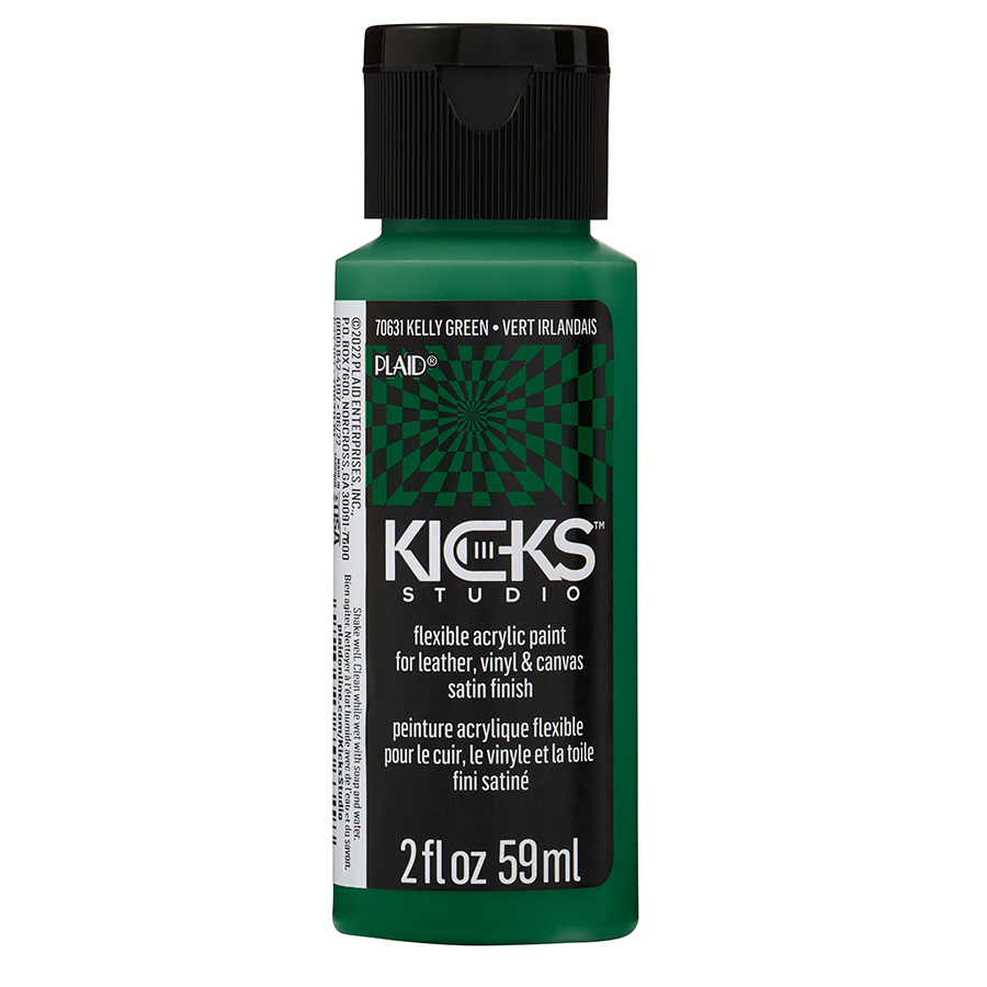 Kicks™ Studio Flexible Arcylic Paint - Kelly Green, 2 oz. - 70631