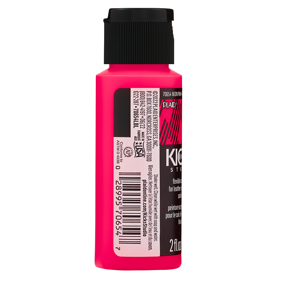 Kicks™ Studio Flexible Acrylic Paint - Neon Pink, 2 oz. - 70654