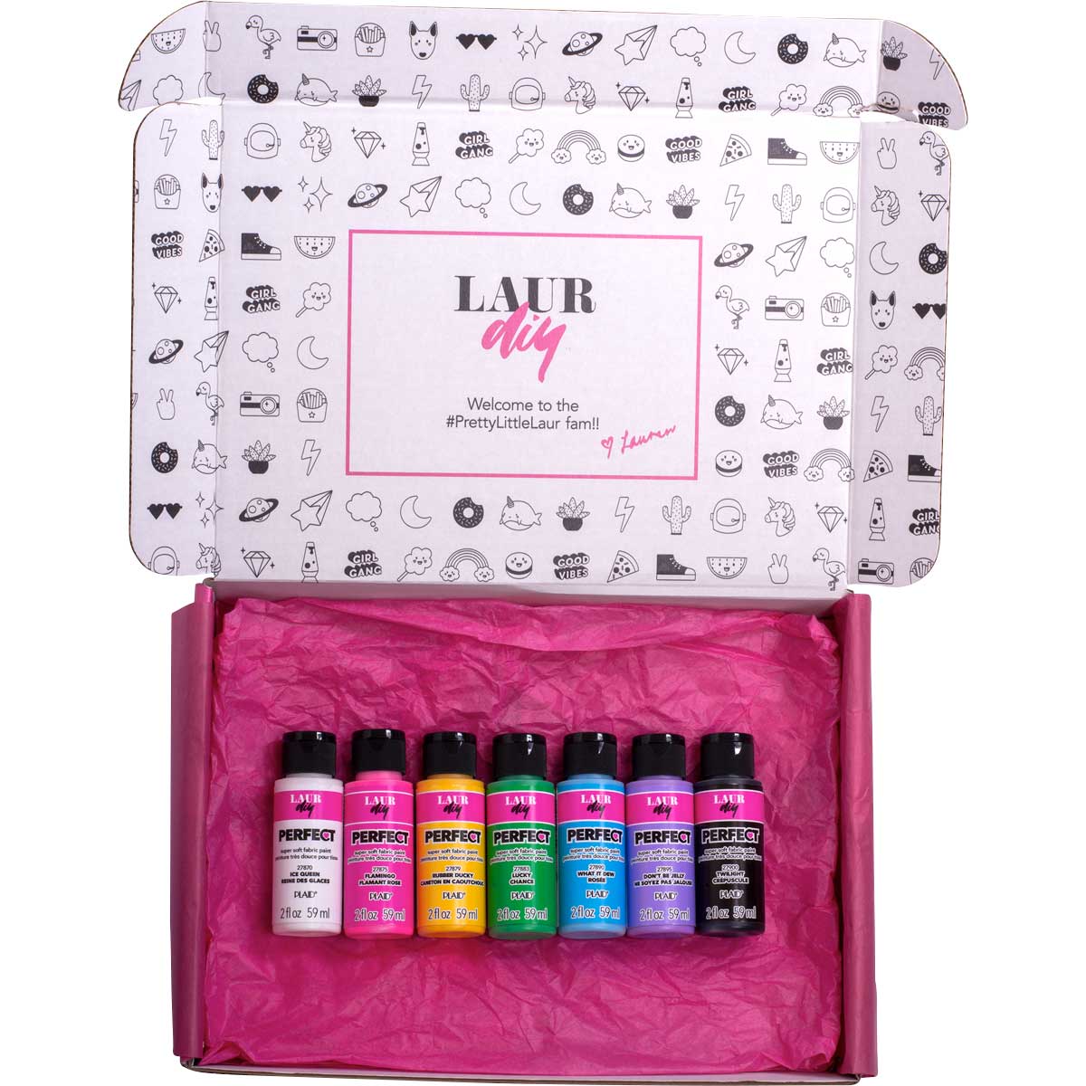 LaurDIY ® Perfect Fabric Paint Set - PROMOLDIY06