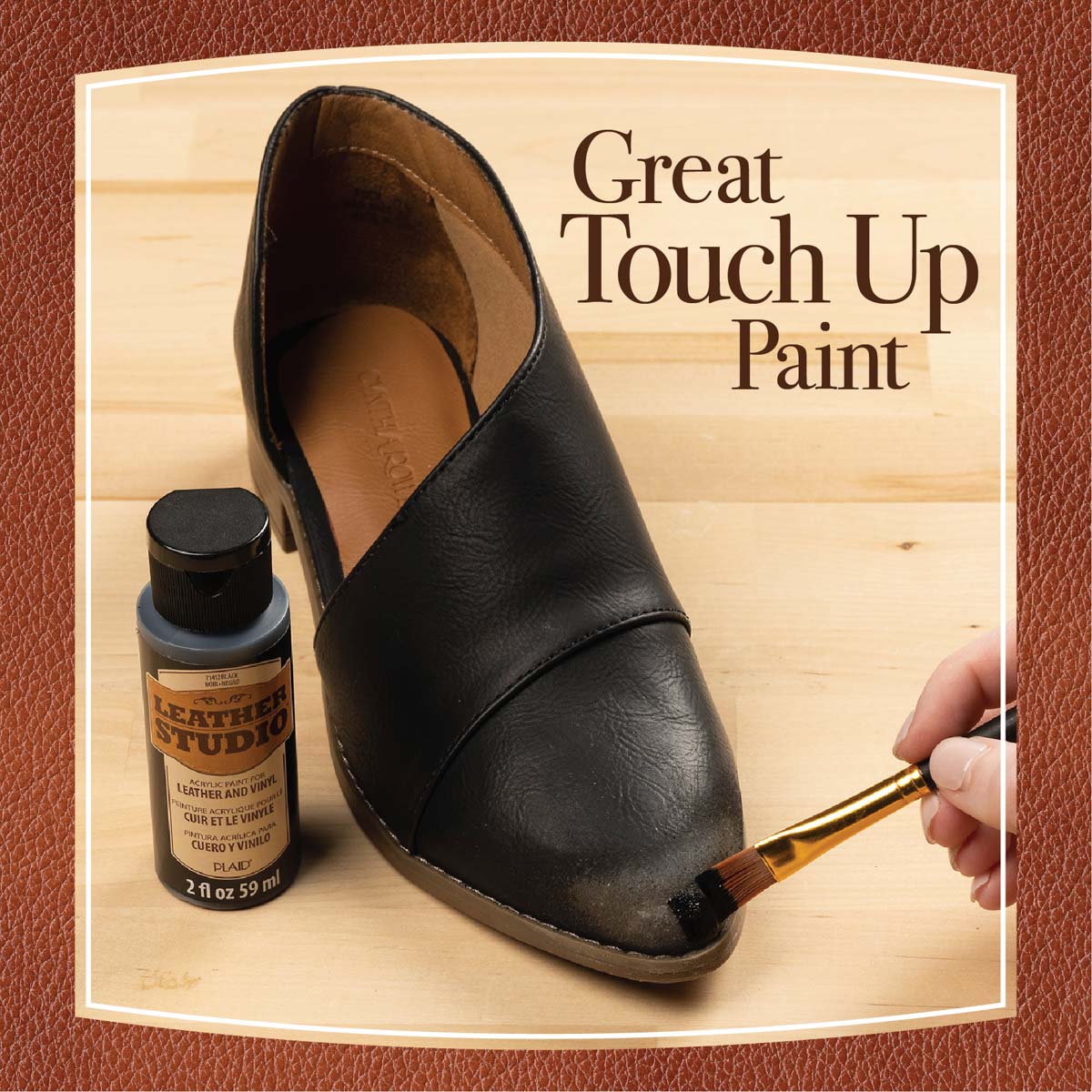 Leather Studio™ Leather & Vinyl Paint Set, 6 pc. - 13510