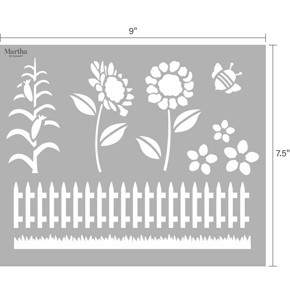 Martha Stewart ® Adhesive Paper Stencils - Farm and Animals - 5688