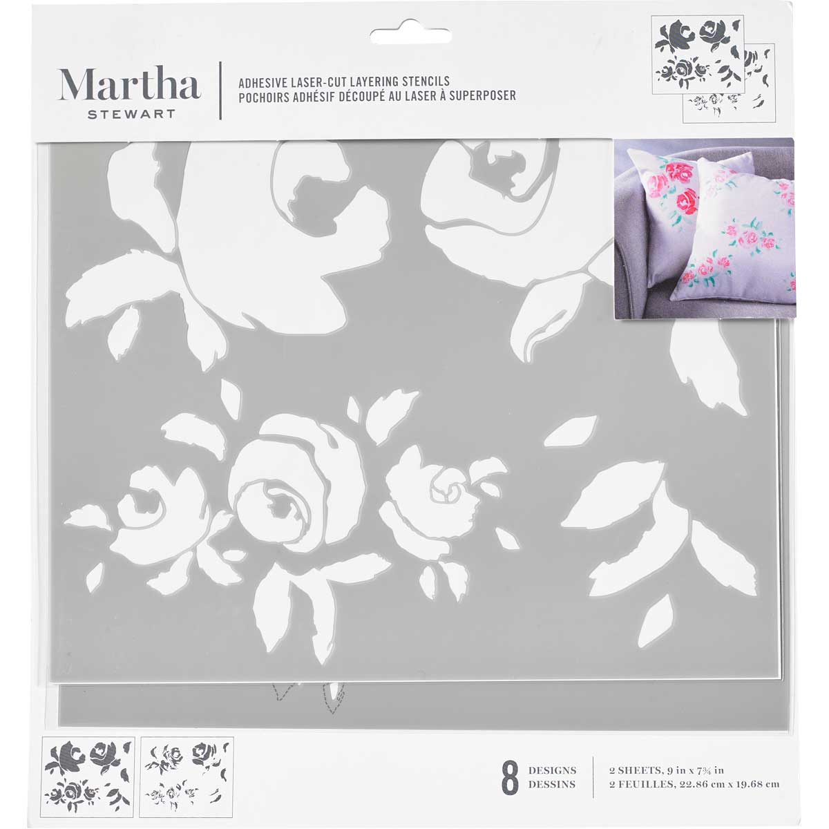 Martha Stewart ® Adhesive Stencil - Big Blooms - 17631