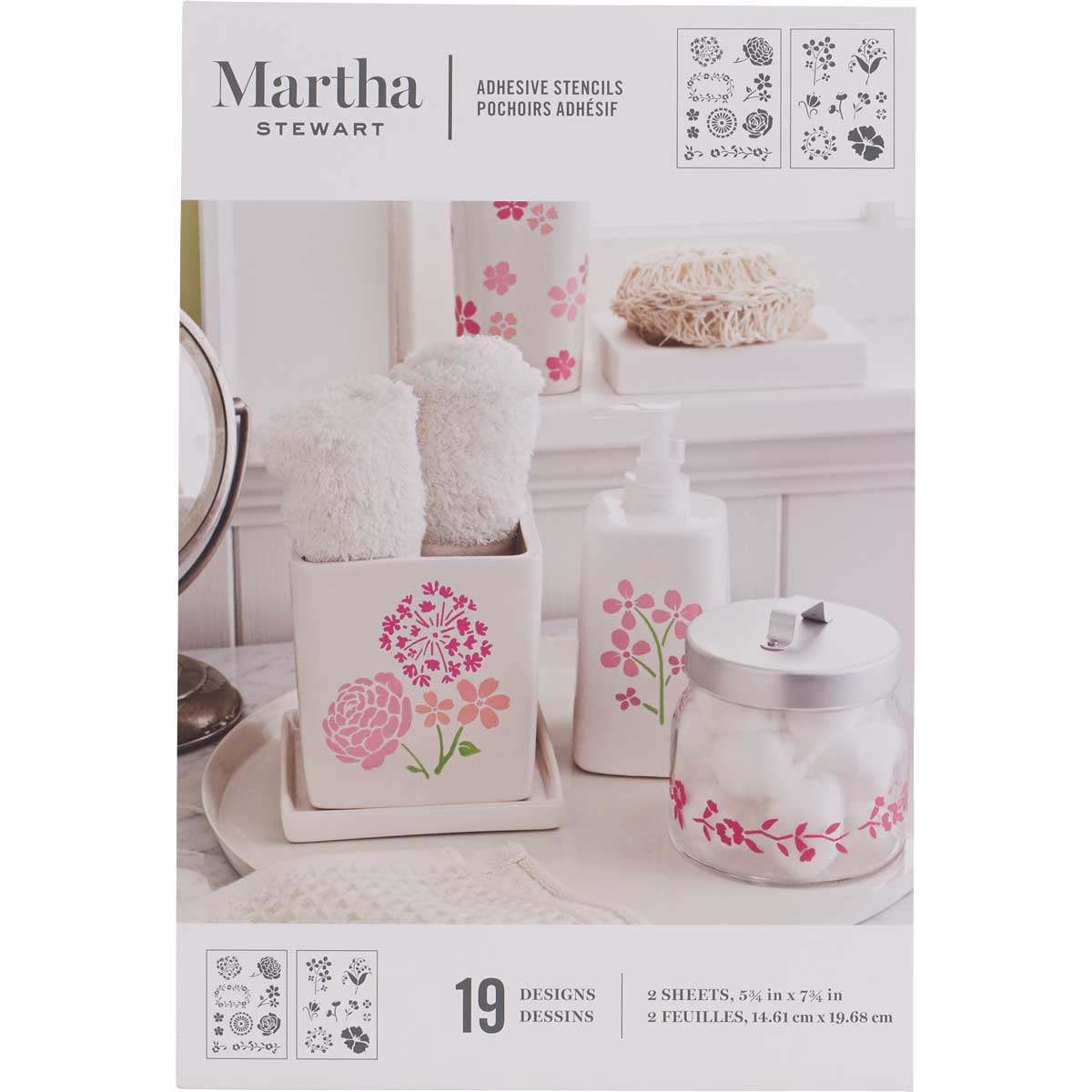 Martha Stewart ® Adhesive Stencil - Blossoms - 32269
