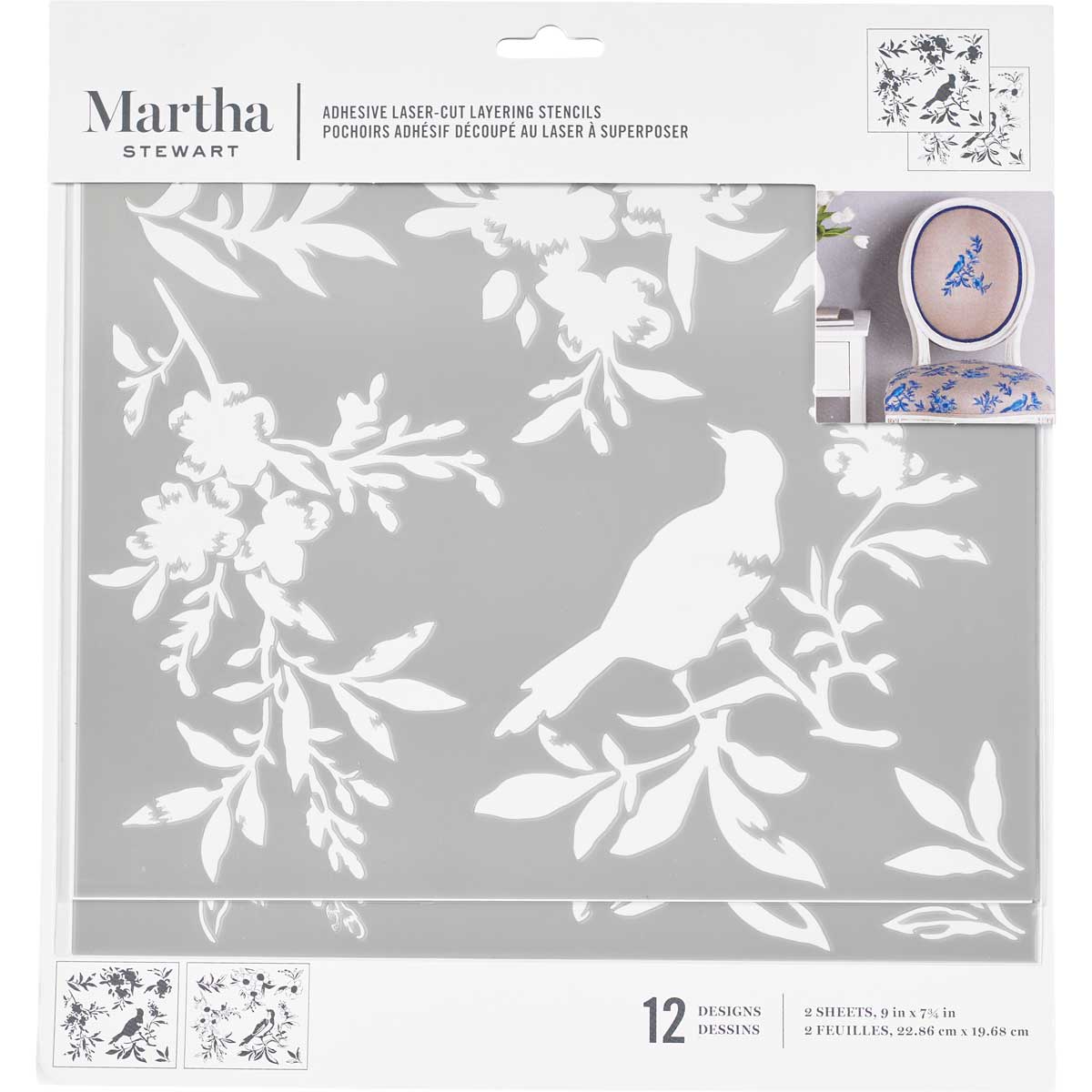 Martha Stewart ® Adhesive Stencil - Chinoiserie - 17636