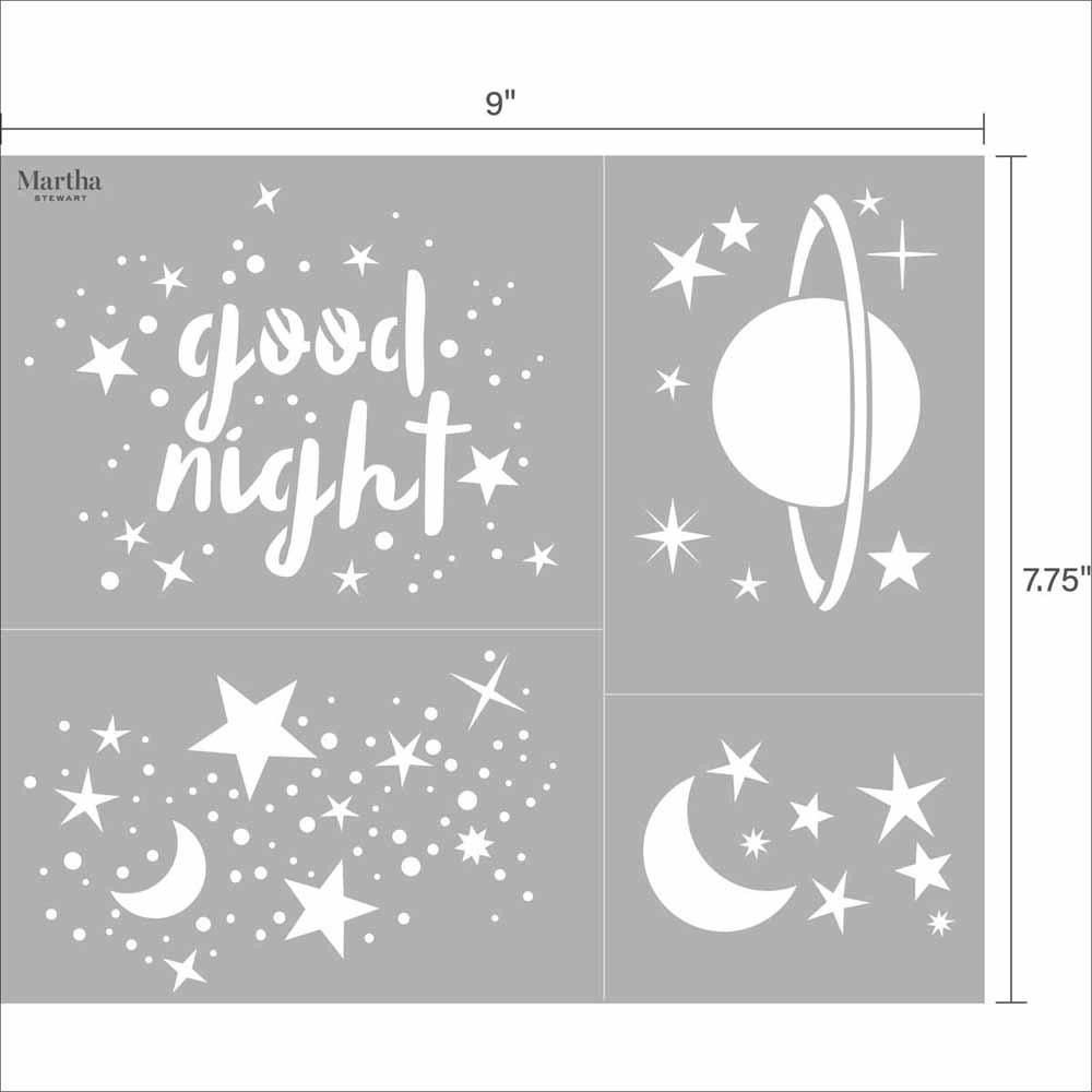 Martha Stewart ® Adhesive Stencil - Constellation - 5695