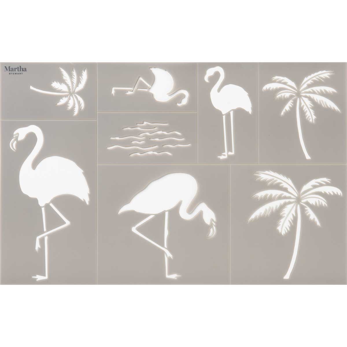 Martha Stewart ® Adhesive Stencil - Flamingo - 17638