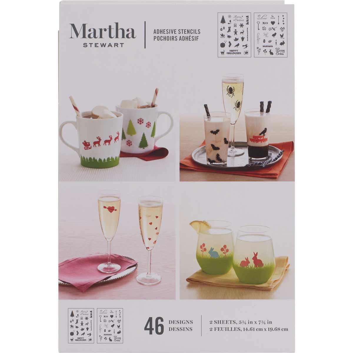 Martha Stewart ® Adhesive Stencil - Holiday Icons II - 32304
