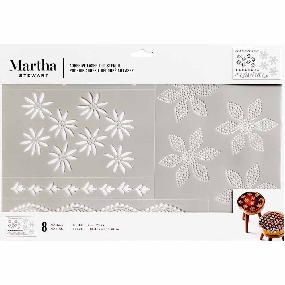 Martha Stewart ® Adhesive Stencil - Indigo - 5983