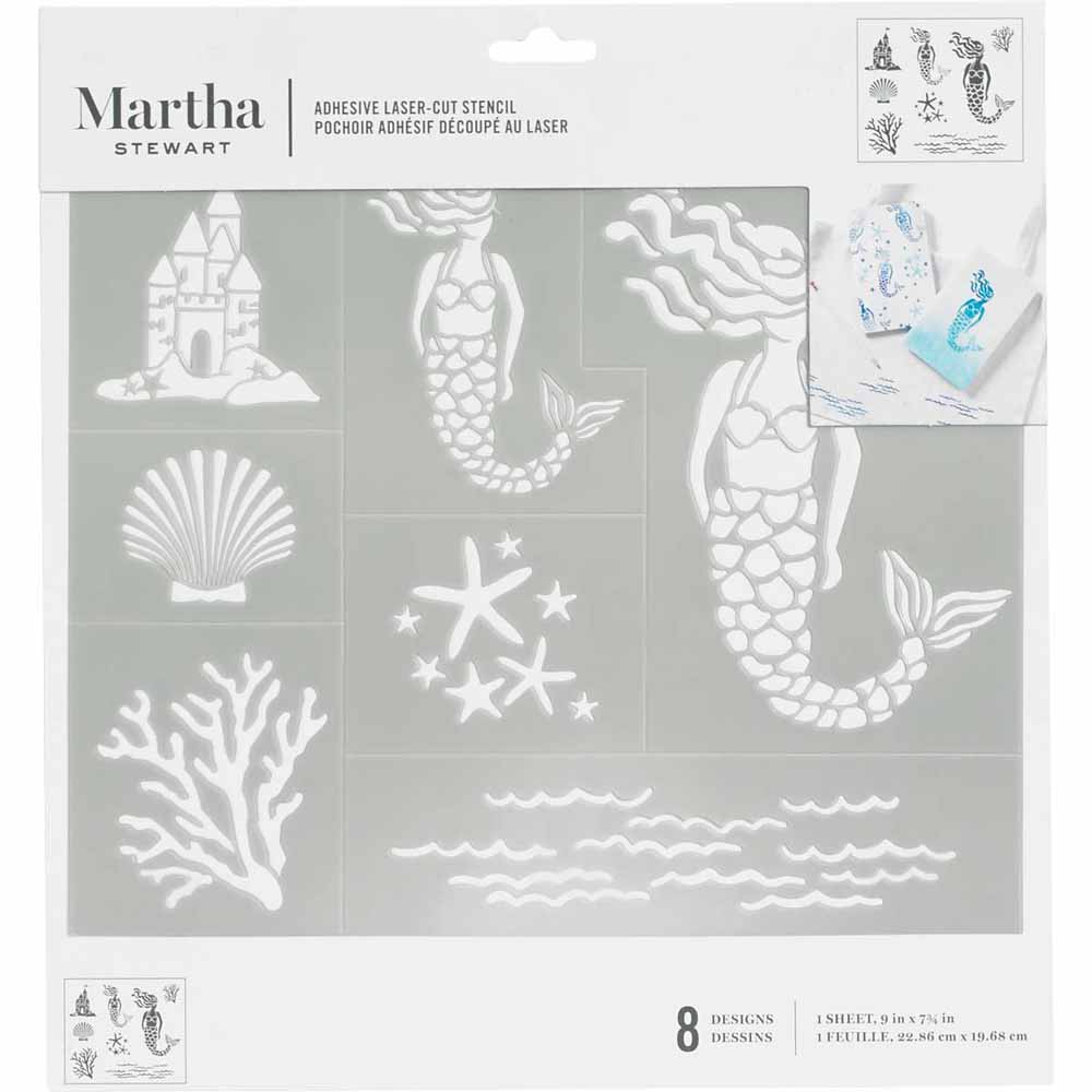 Martha Stewart ® Adhesive Stencil - Mermaid - 5693