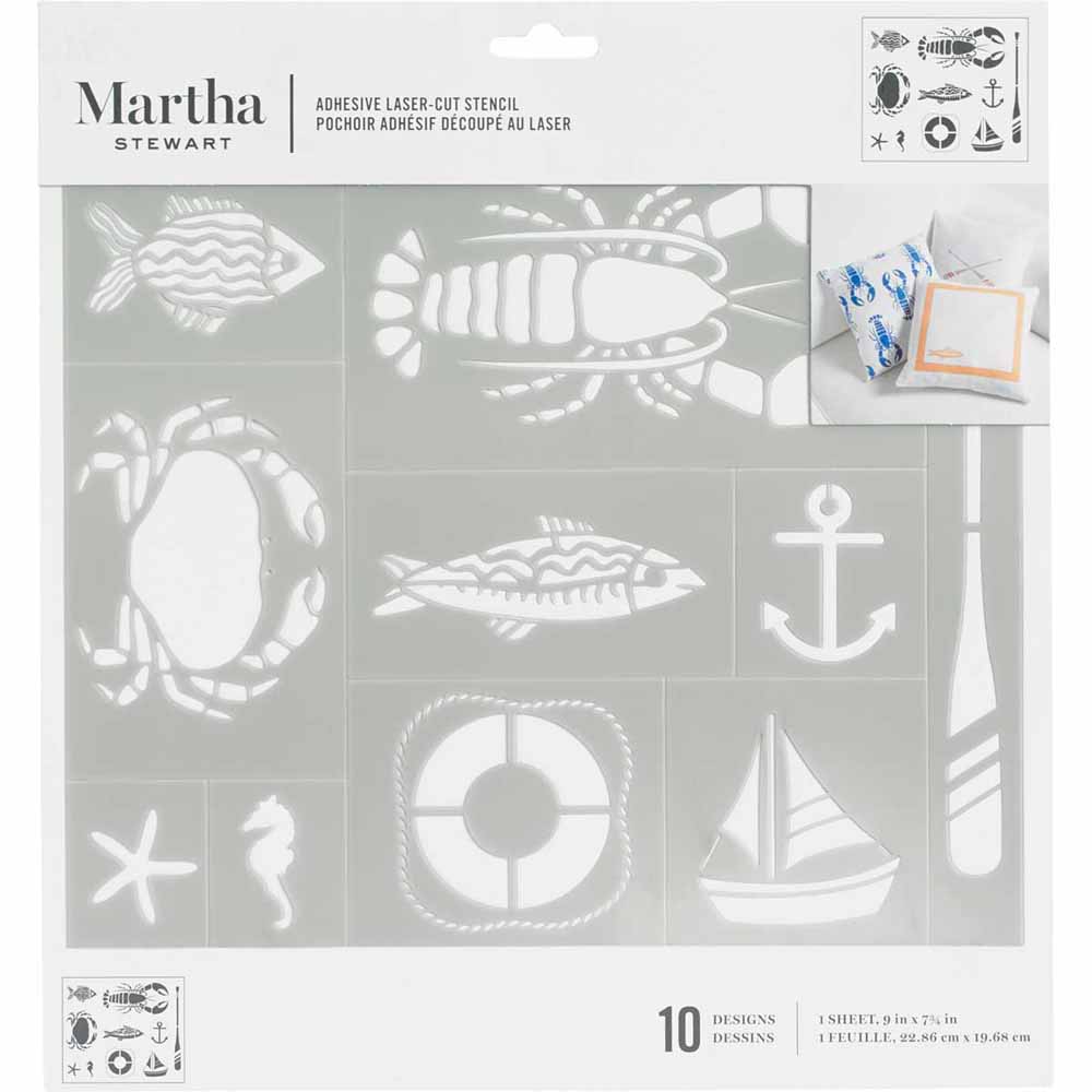 Martha Stewart ® Adhesive Stencil - Nautical - 5694