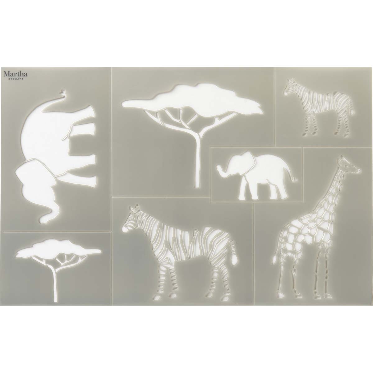 Martha Stewart ® Adhesive Stencil - Safari - 17644
