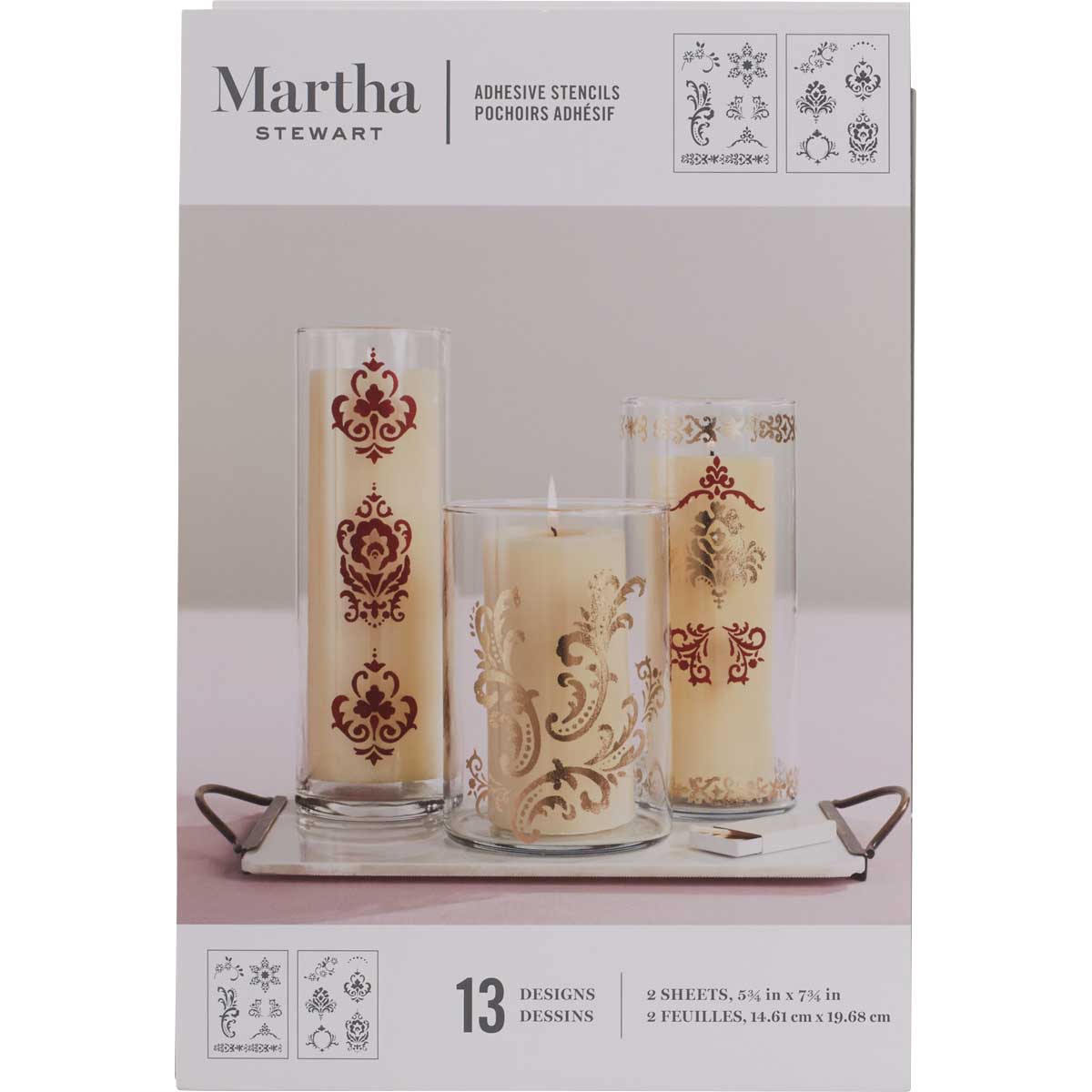Martha Stewart ® Adhesive Stencil - Scrolls - 32268