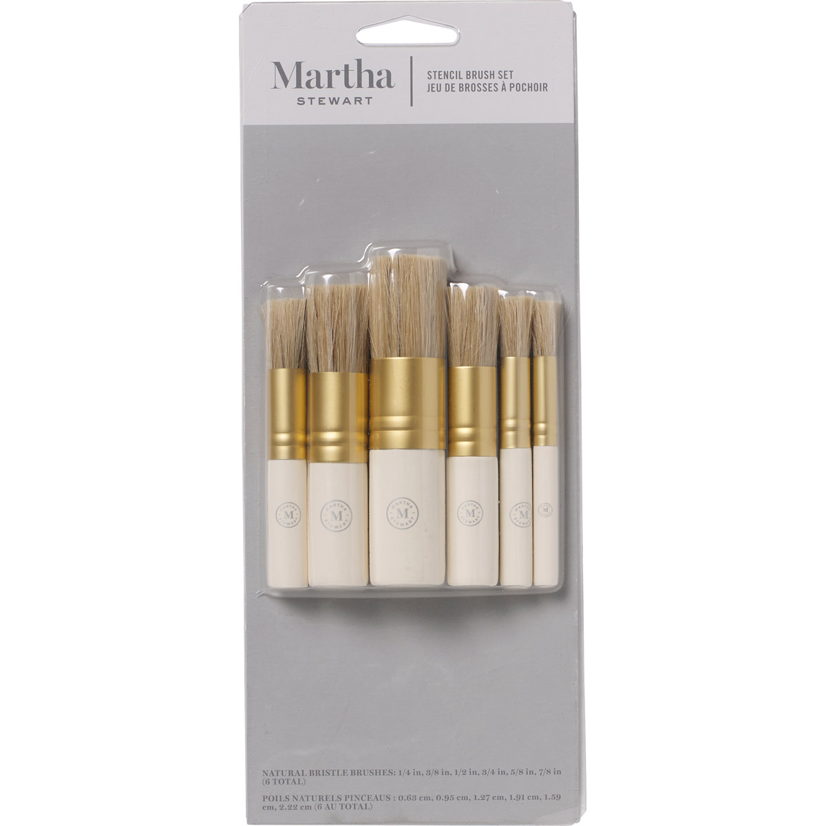 Martha Stewart ® Brush Sets - Stencil Brush Set - 6 pc. - 32248