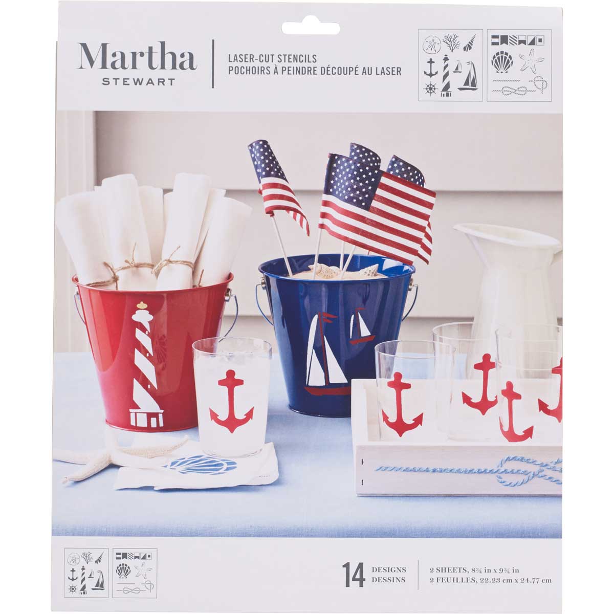 Martha Stewart ® Laser-Cut Stencil - Nautical Study - 32257