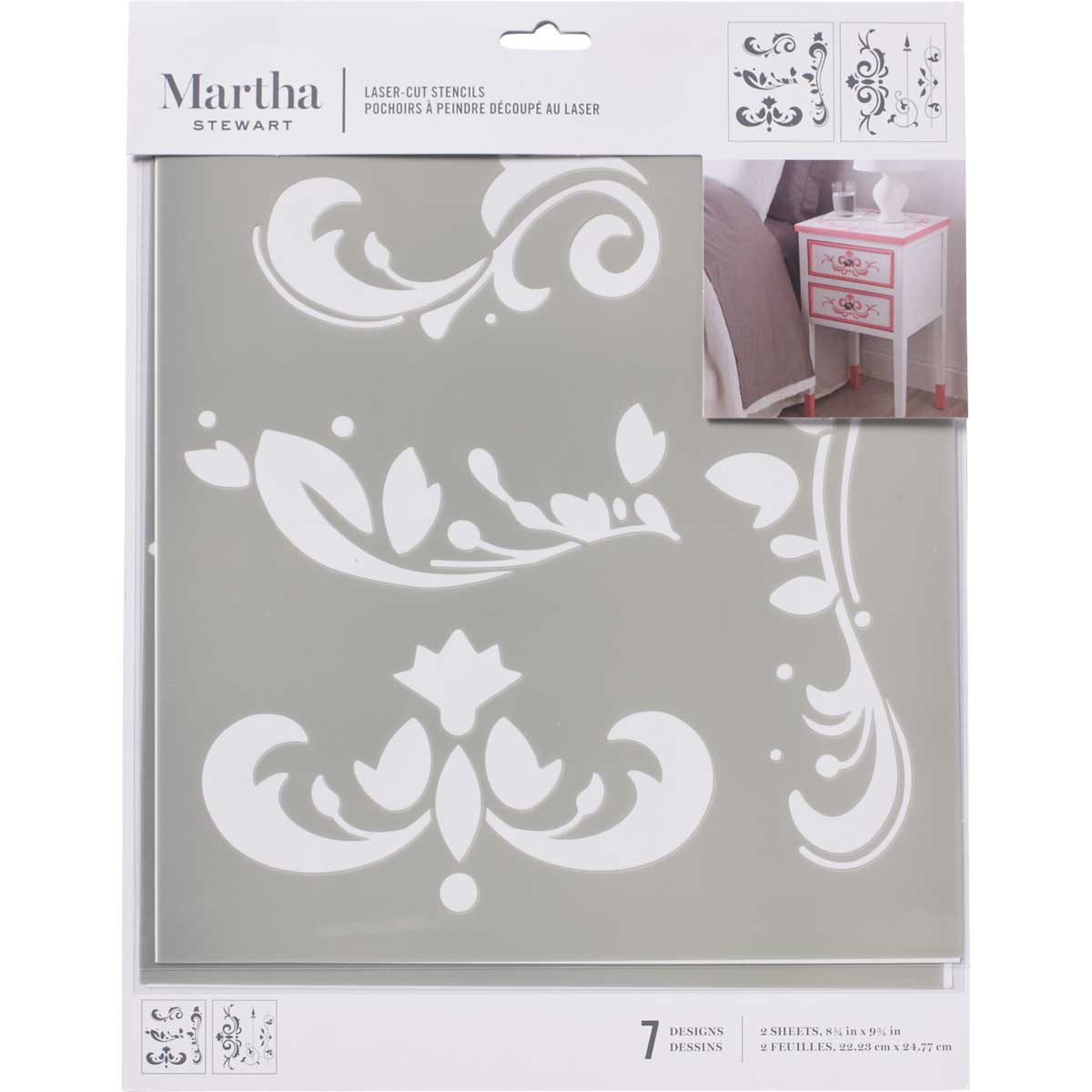 Martha Stewart ® Laser-Cut Stencil - Scroll - 17648